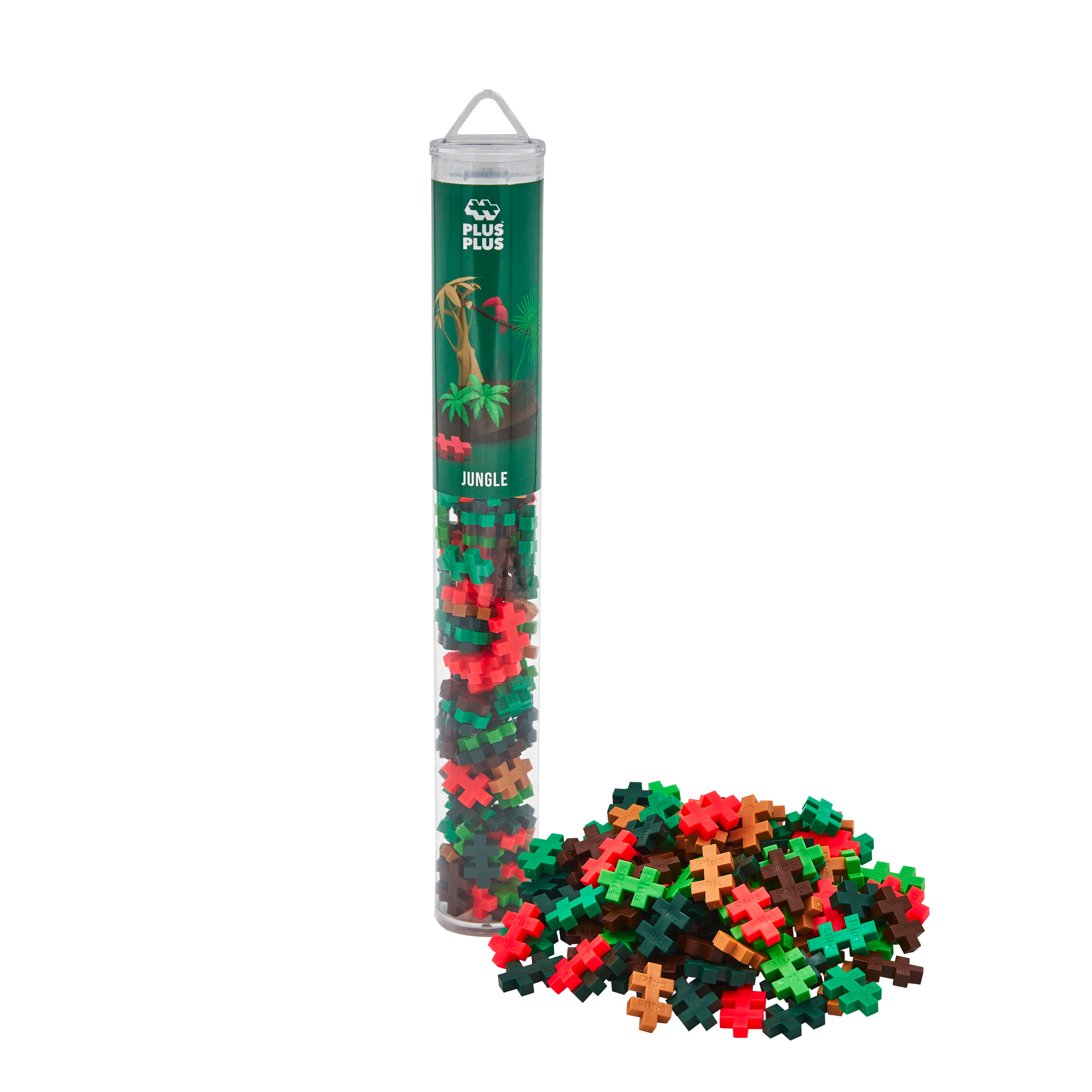 Plus-Plus 4266 Djungel mix 100 bitar Tub