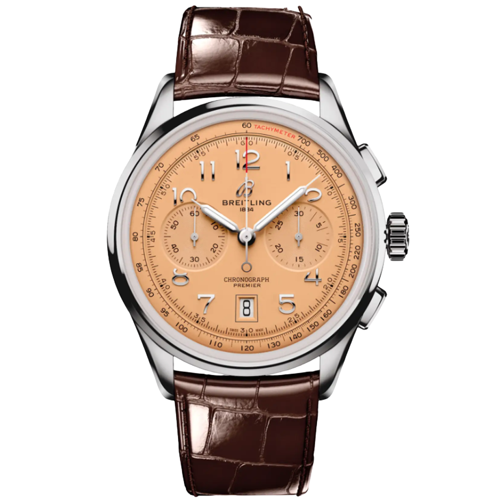 AB0145331K1P1 Breitling Premier B01 Chronograph 42 laxfärgad