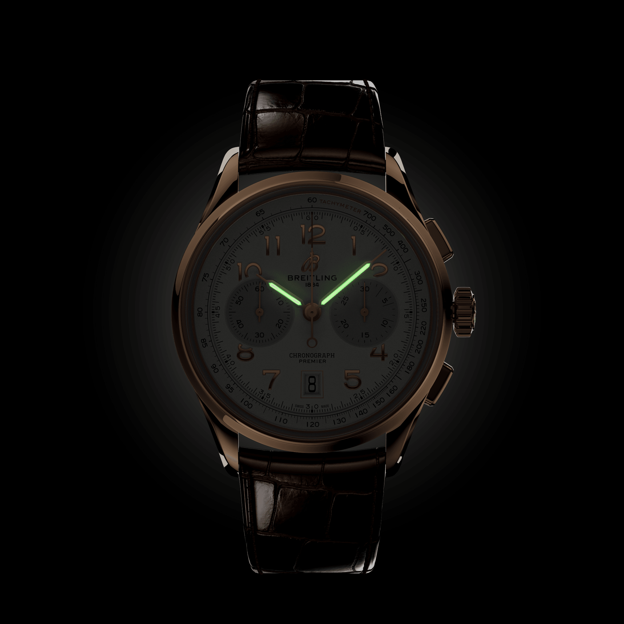 AB0145331K1P1 Breitling Premier B01 Chronograph 42 laxfärgad