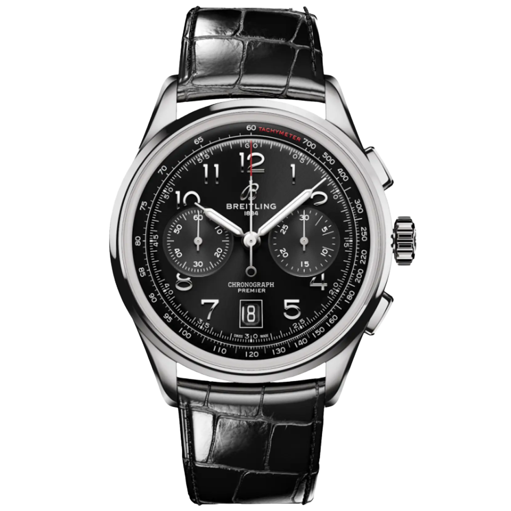 AB0145221B1P1 Breitling Premier B01 Chronograph 42 svart