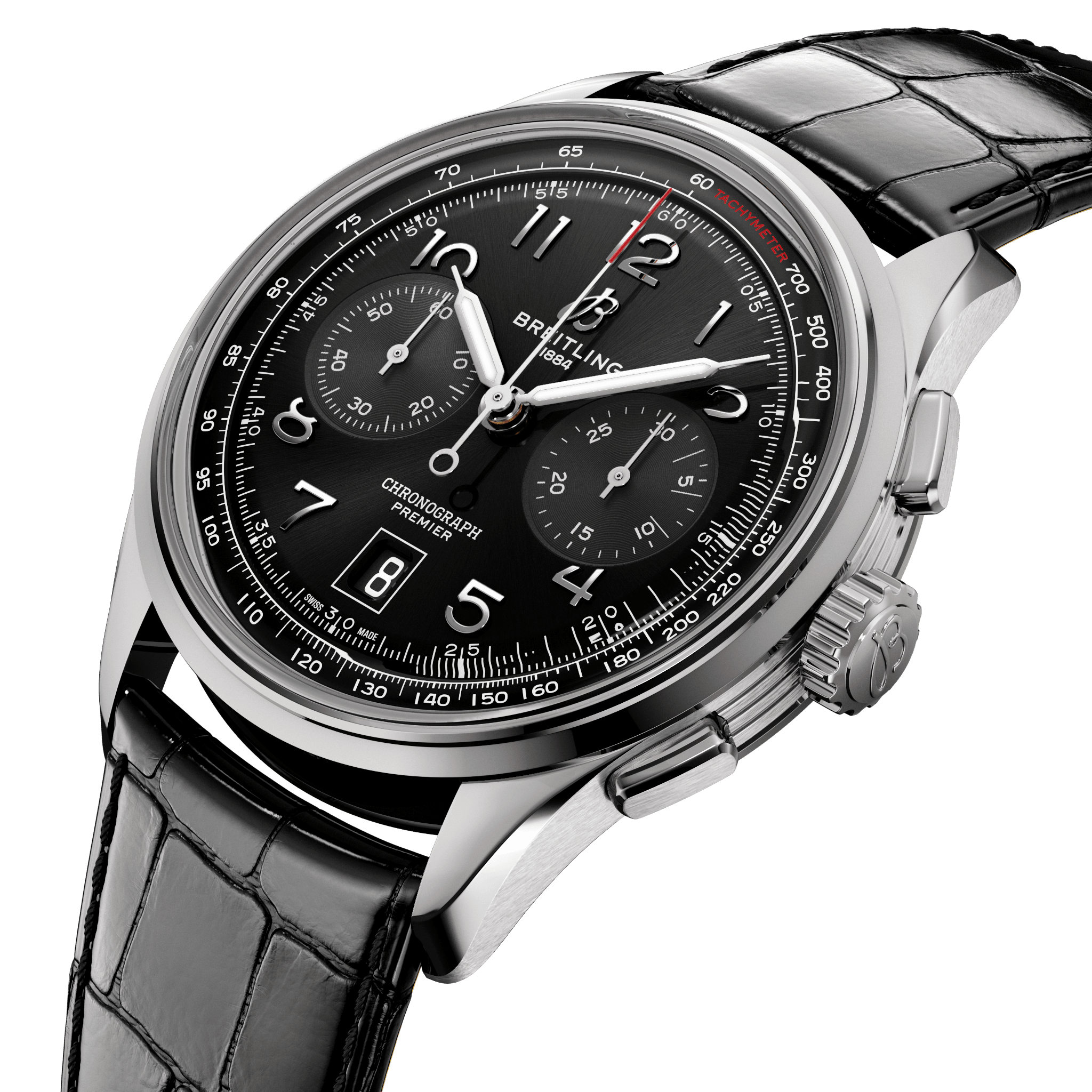 AB0145221B1P1 Breitling Premier B01 Chronograph 42 svart