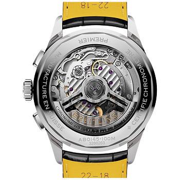 AB0145221B1P1 Breitling Premier B01 Chronograph 42 svart baksida