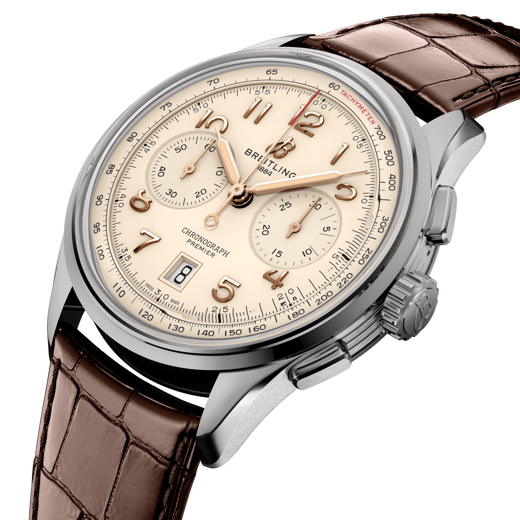 AB0145211G1P1 Breitling Premier B01 Chronograph 42 beige