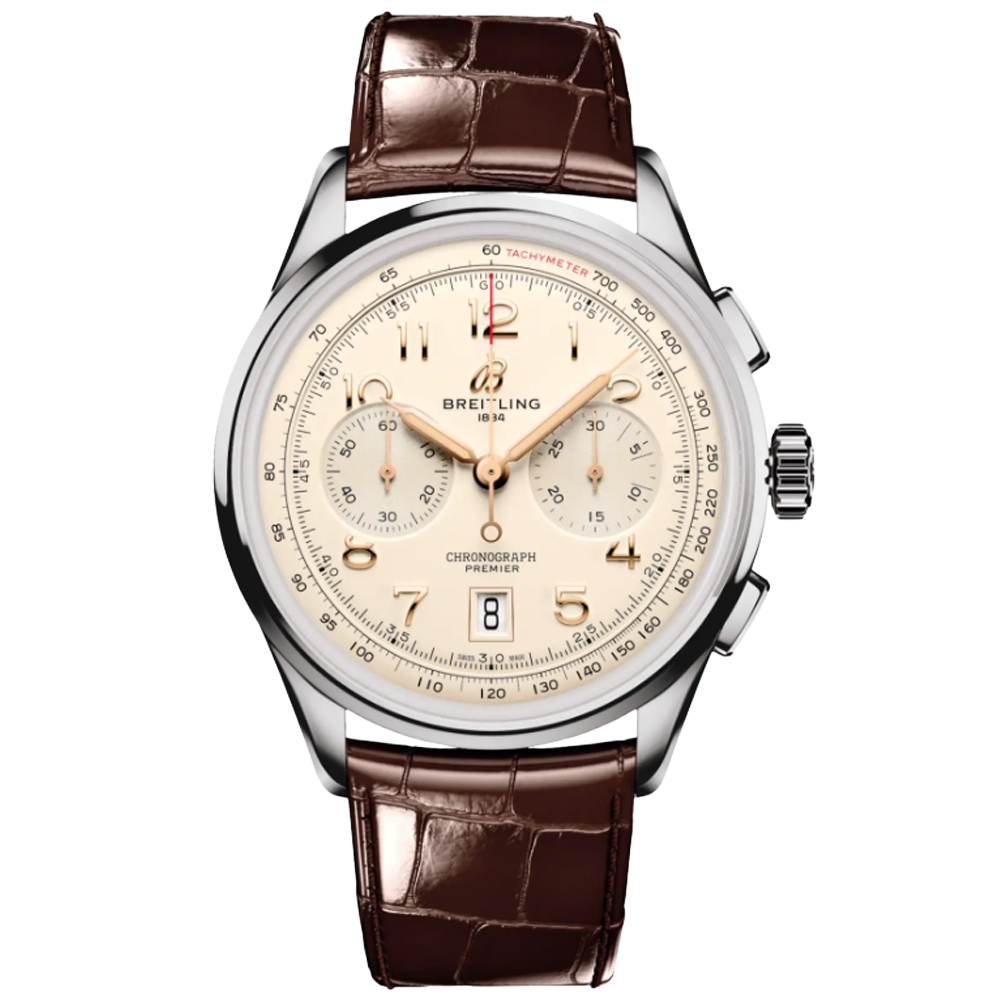 AB0145211G1P1 Breitling Premier B01 Chronograph 42 beige