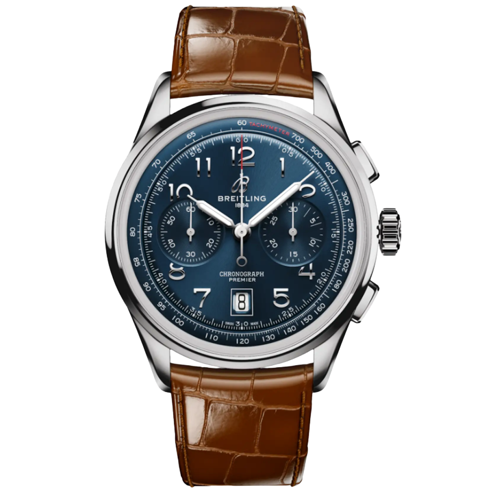 AB0145171C1P1 Breitling Premier B01 Chronograph 42 blå