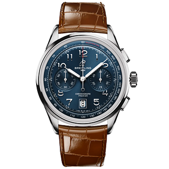 AB0145171C1P1 Breitling Premier B01 Chronograph 42 blå