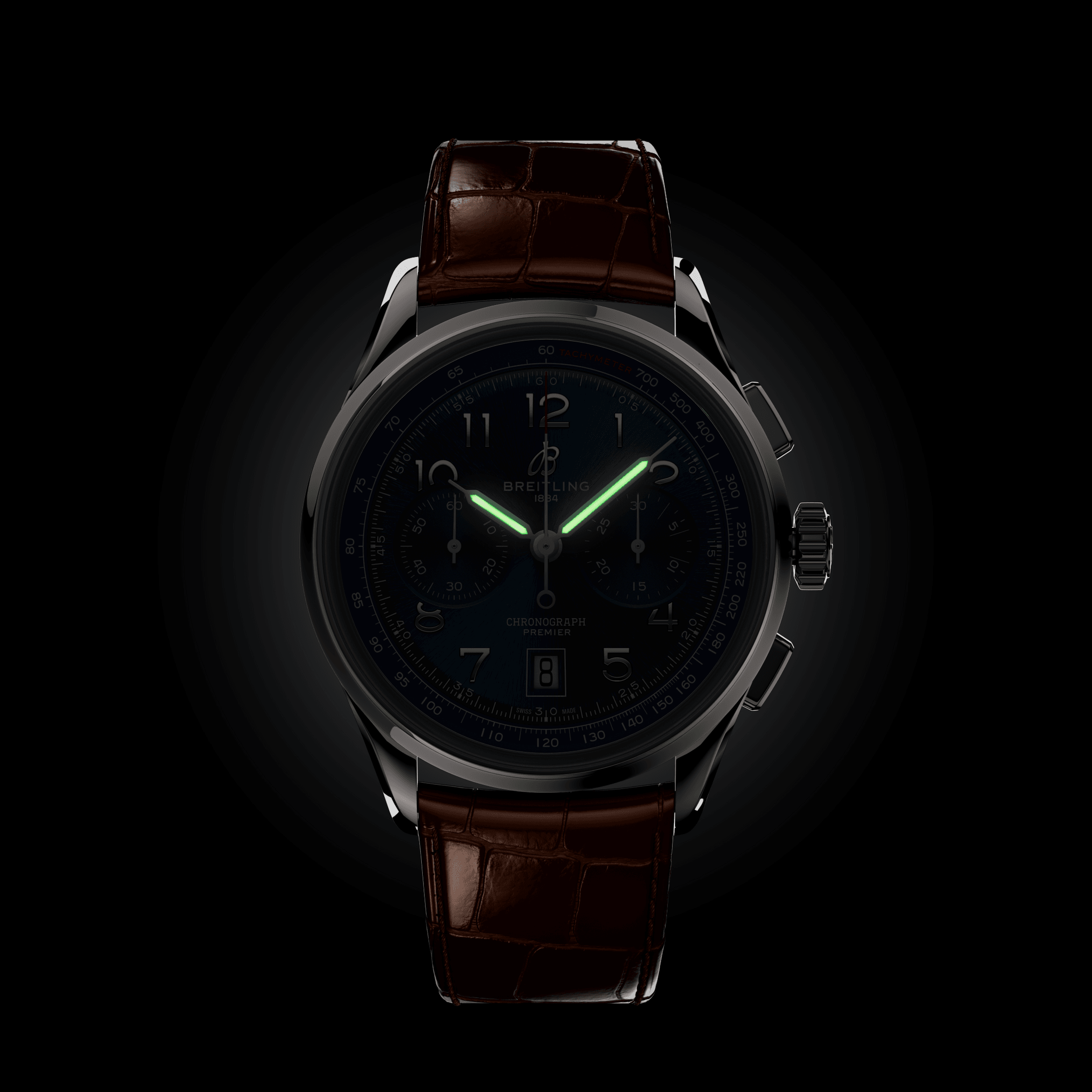 AB0145171C1P1 Breitling Premier B01 Chronograph 42 blå