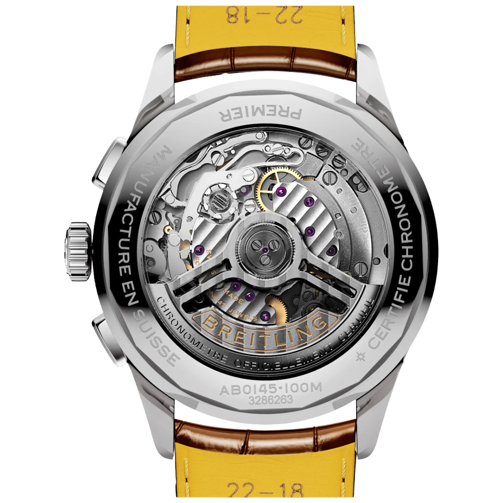 AB0145171C1P1 Breitling Premier B01 Chronograph 42 blå