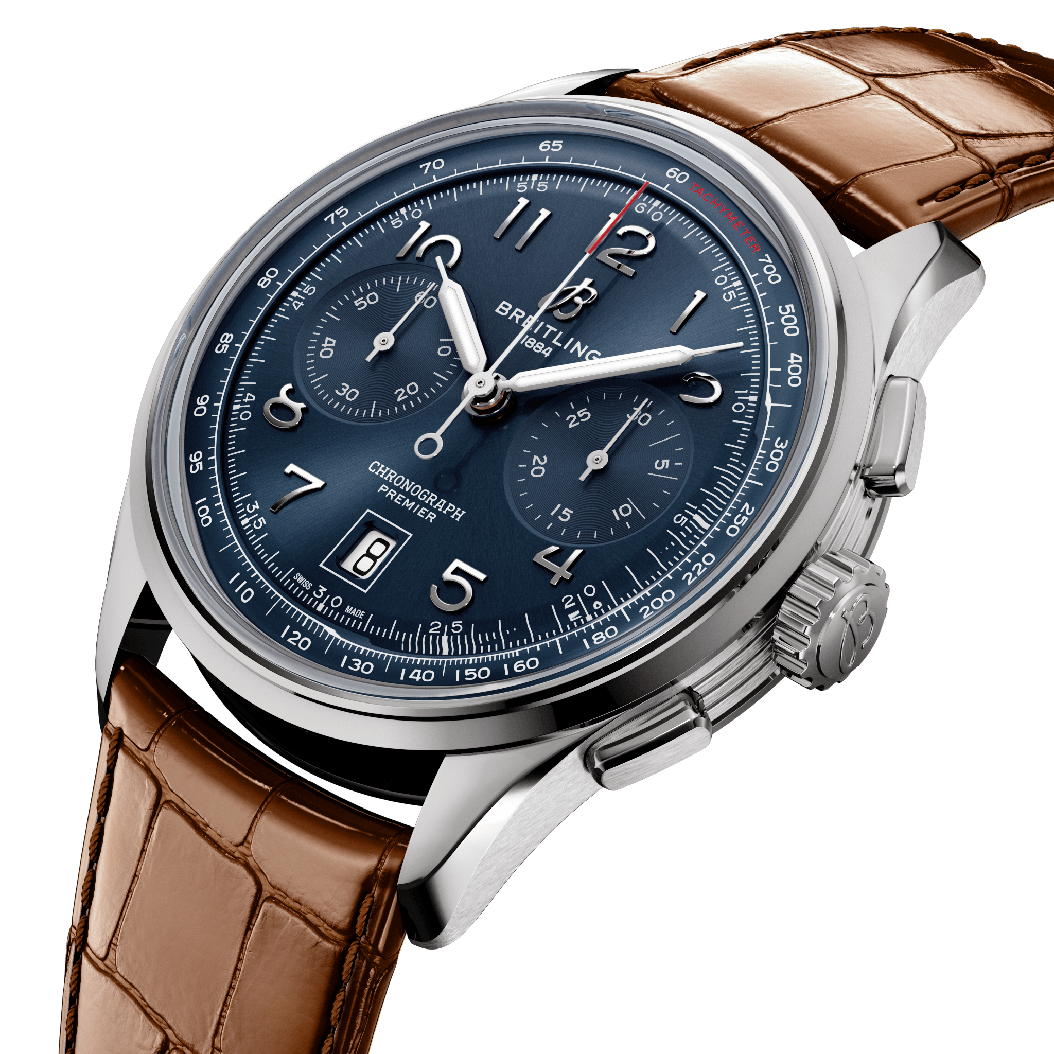 AB0145171C1P1 Breitling Premier B01 Chronograph 42 blå