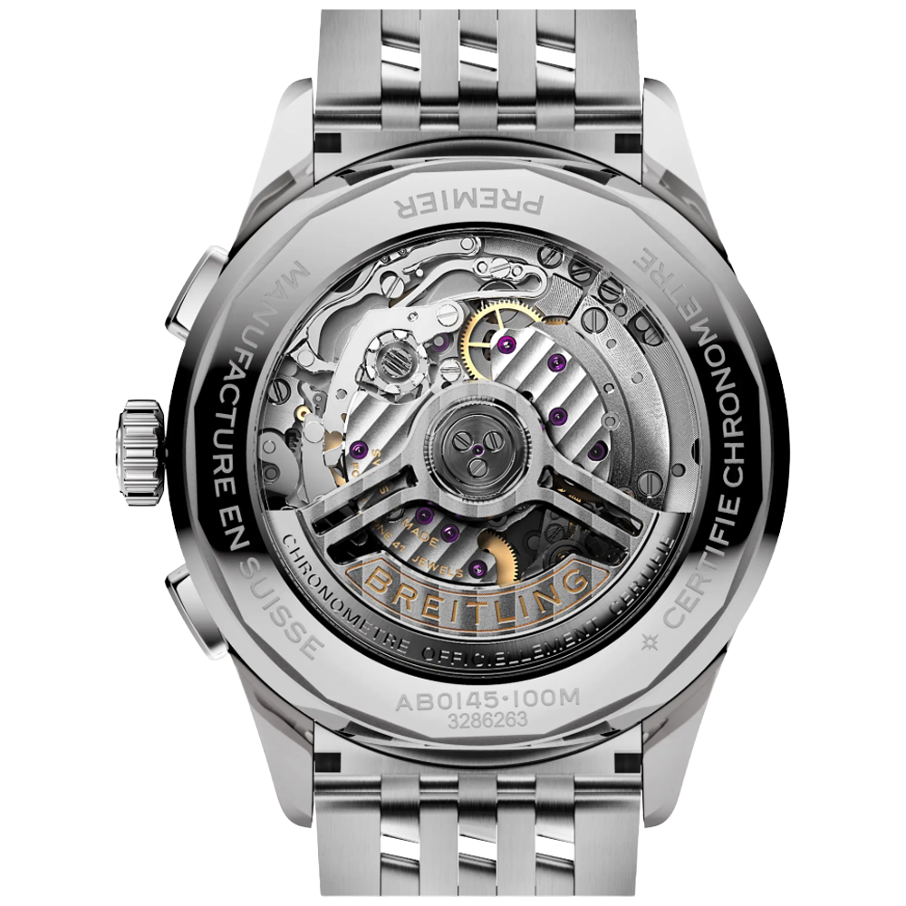 AB0145371L1A1 Breitling Premier B01 Chronograph 42 grön