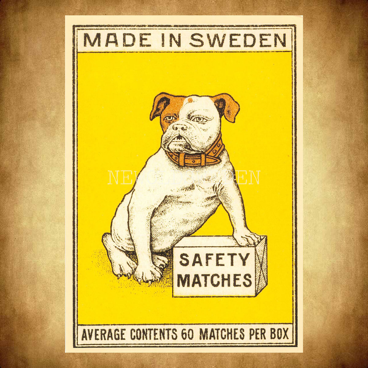SAFETY MATCHES SWEDEN - MADE IN SWEDEN SAFETY MATCHES  - Vykort A5 - 2