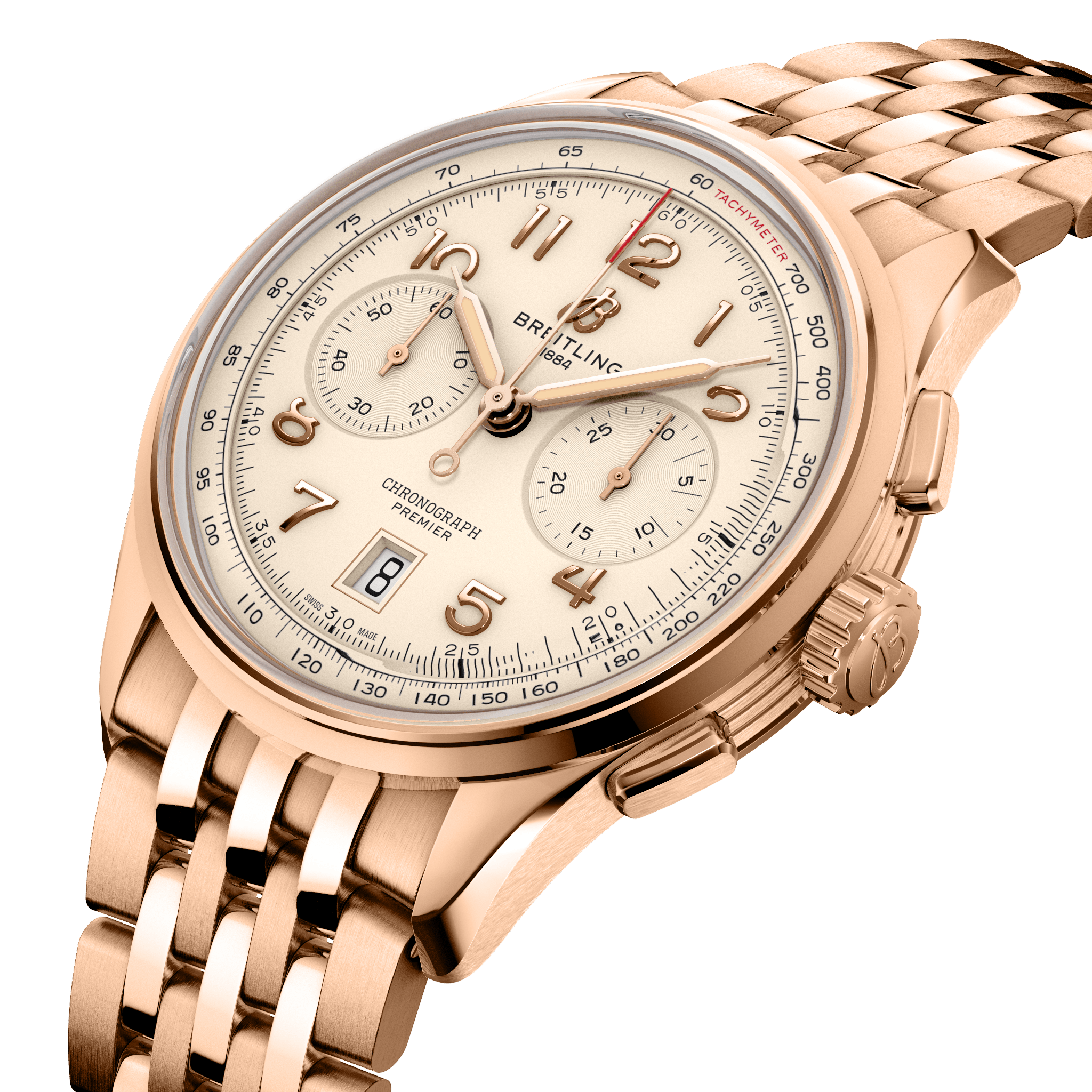 RB0145371G1R1 Breitling Premier B01 Chronograph 42 18k roséguld