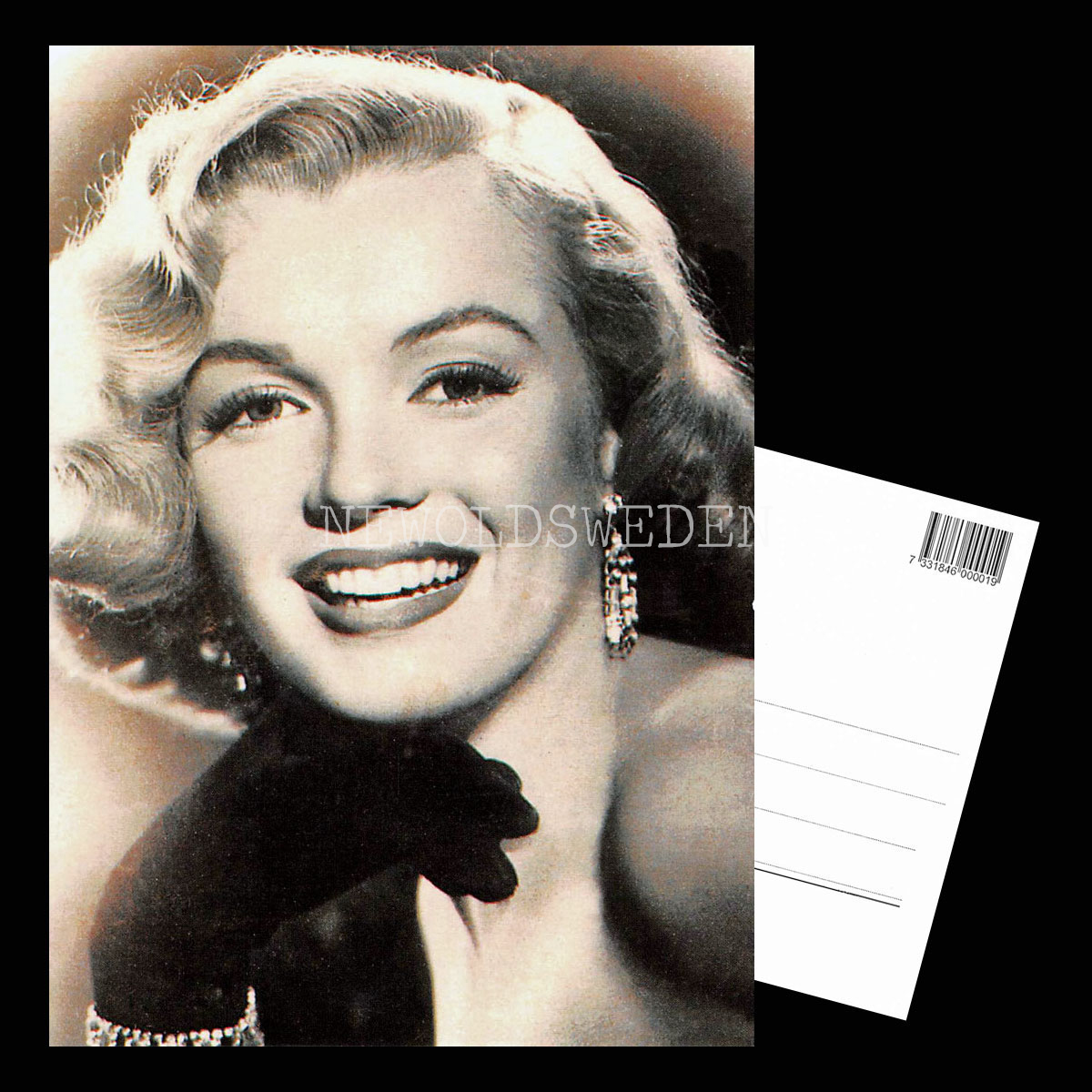 Marilyn Monroe 1626-1962 - Vykort A5 - 3