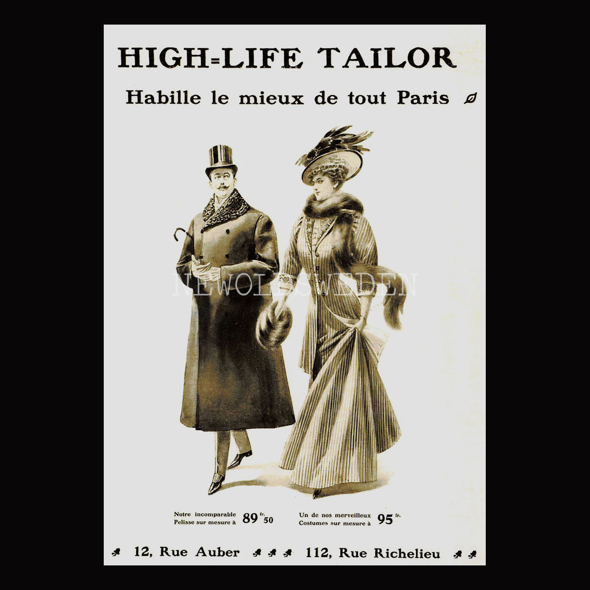 Grattis Från förra seklet - HIGH=LIFE TAILOR - PARIS