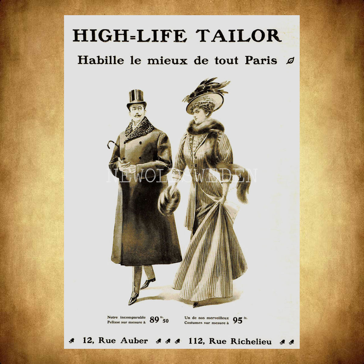 Grattis Från förra seklet - HIGH=LIFE TAILOR - PARIS - 2