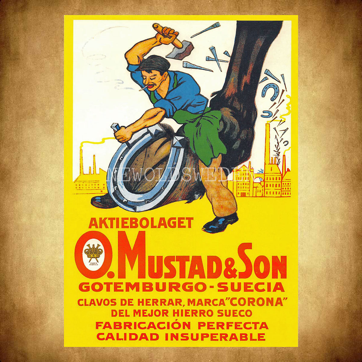 O. MUSTAD & SON - GOTEMBURGO SUECIA - Vykort A5 - 2