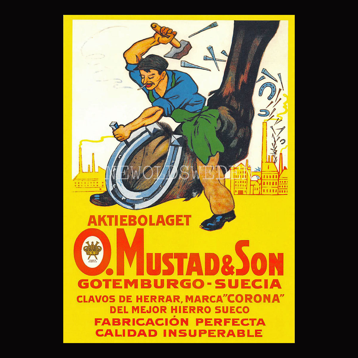 O. MUSTAD & SON - GOTEMBURGO SUECIA - Vykort A5