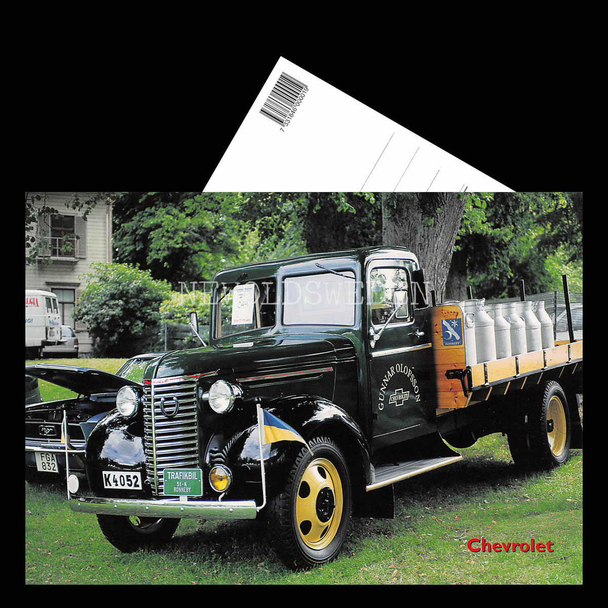 Chevrolet - GUNNAR OLOFSSON RONNEBY - Vykort A5 - 3