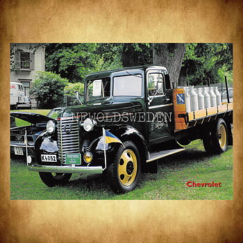 Chevrolet - GUNNAR OLOFSSON RONNEBY - Vykort A5