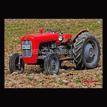 Massey Ferguson - Vykort A5