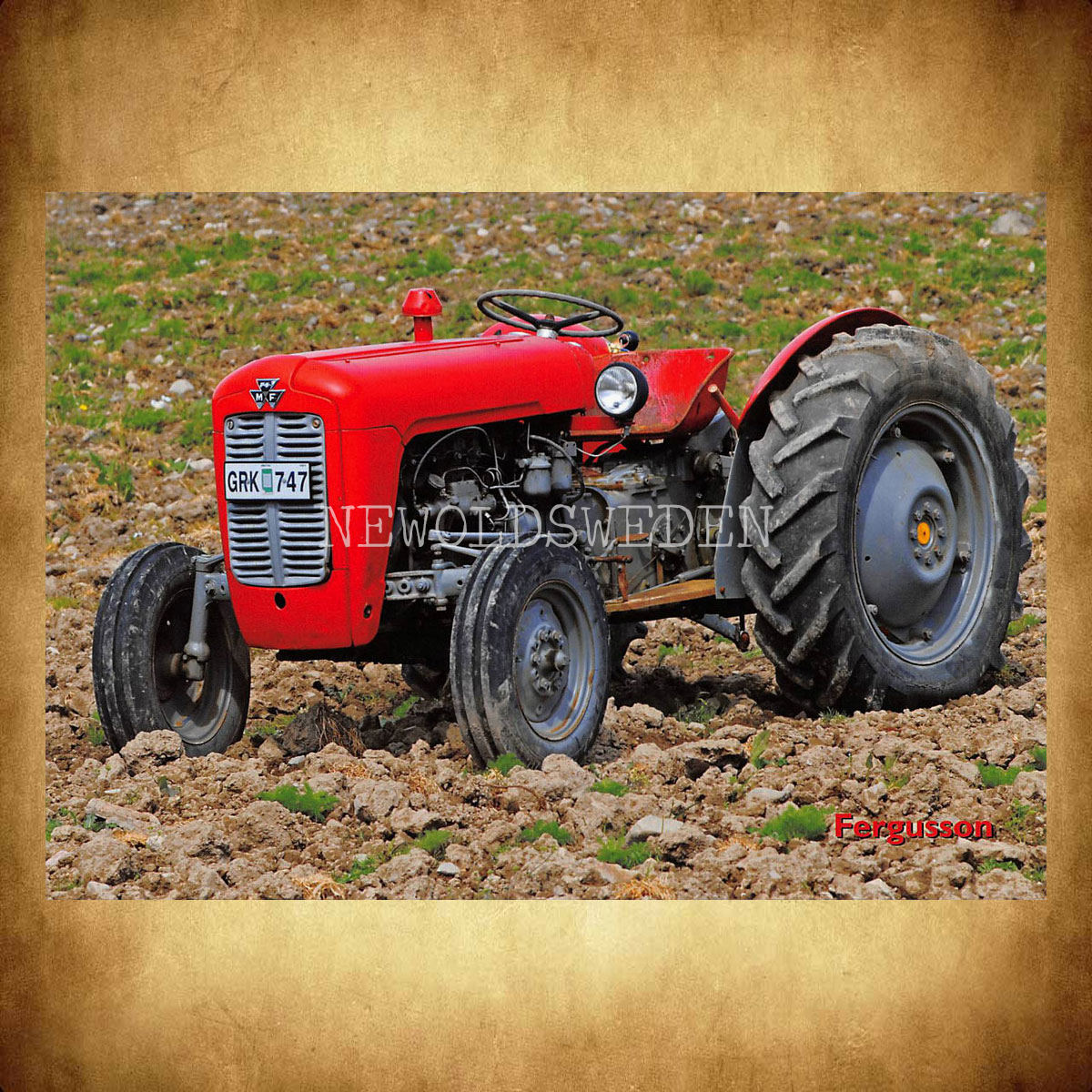Massey Ferguson - Vykort A5 - 2