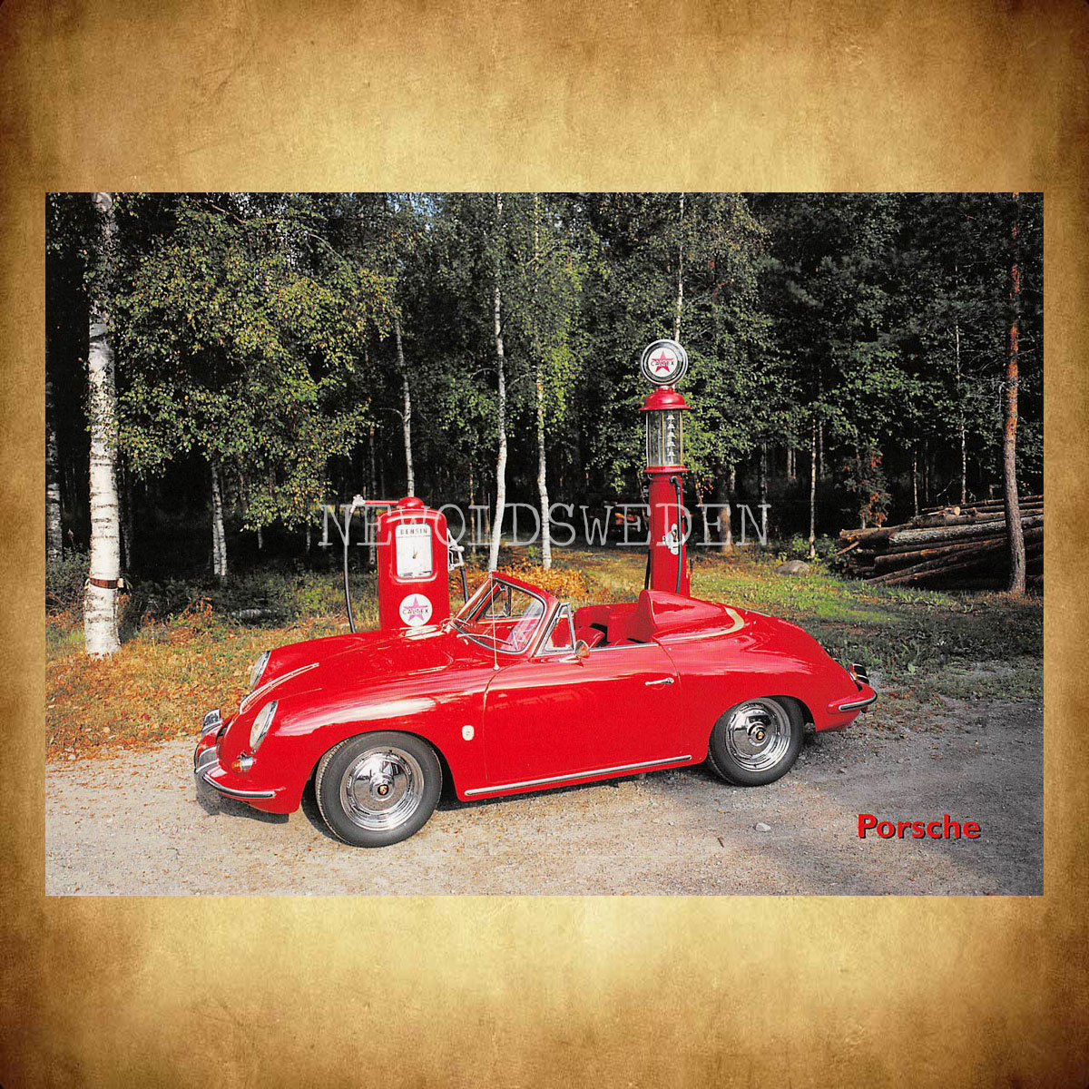 Porsche - Vykort A5 - 2