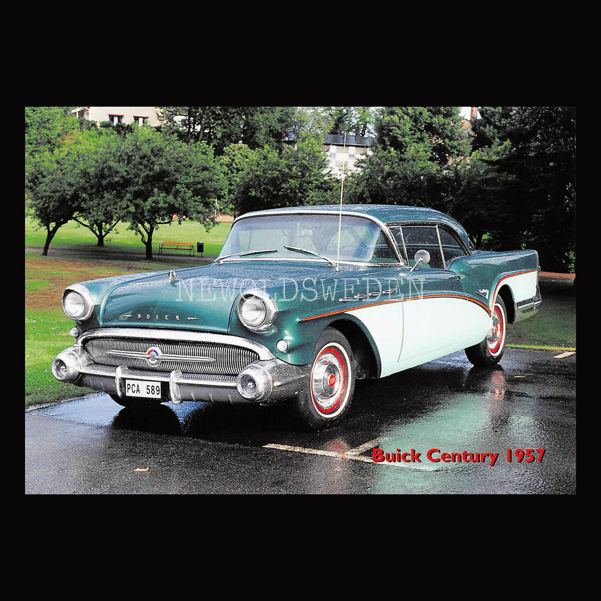 Buick Century 1957 - Vykort A5