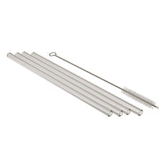 Glass drinking straw 4-pack