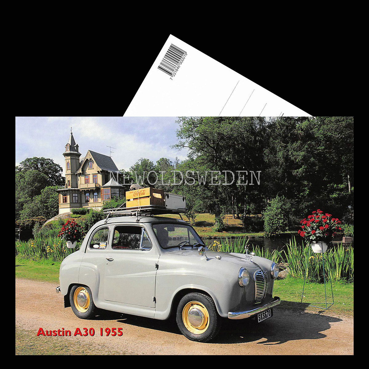 AUSTIN A30 1955 - Vykort A5 - 3