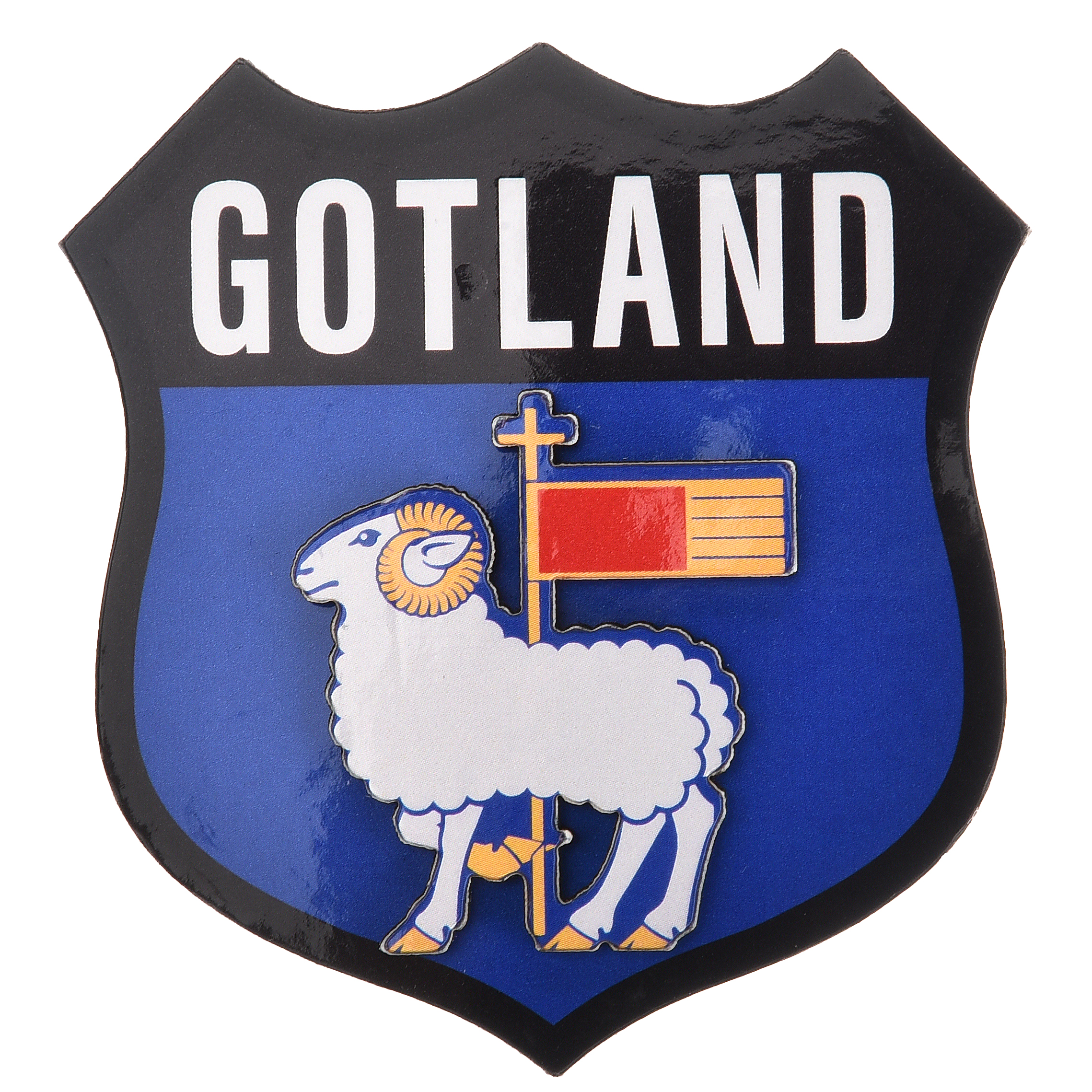Magnet Trä Gotlandsvapen  10st/fp