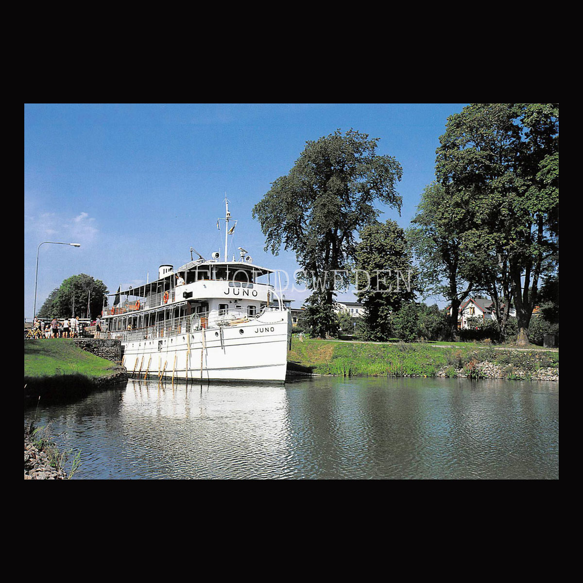 S/S JUNO 1874 Göta kanal Göteborg - Stockholm - Vykort A5