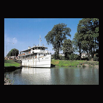 S/S JUNO 1874 Göta kanal Göteborg - Stockholm - Vykort A5