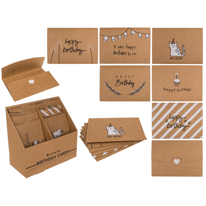 Craft paper Gift Card 21 x 15 cm