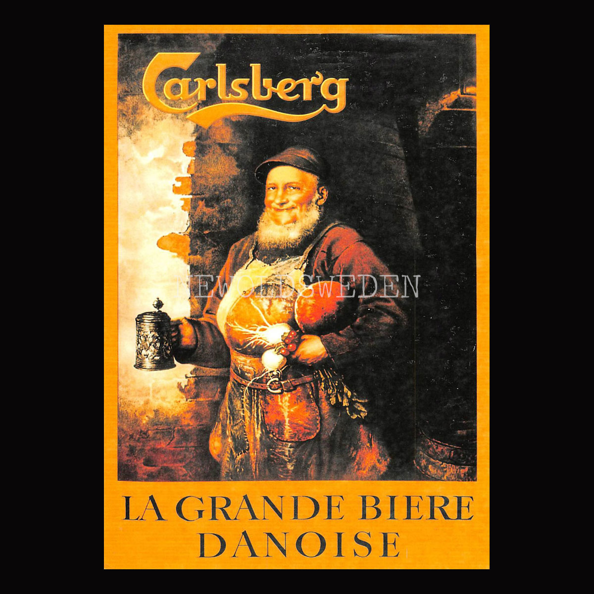 Carlsberg LA GRANDE BIERE DANOISE Pilsner Öl Beer Bryggeri - Vykort A5