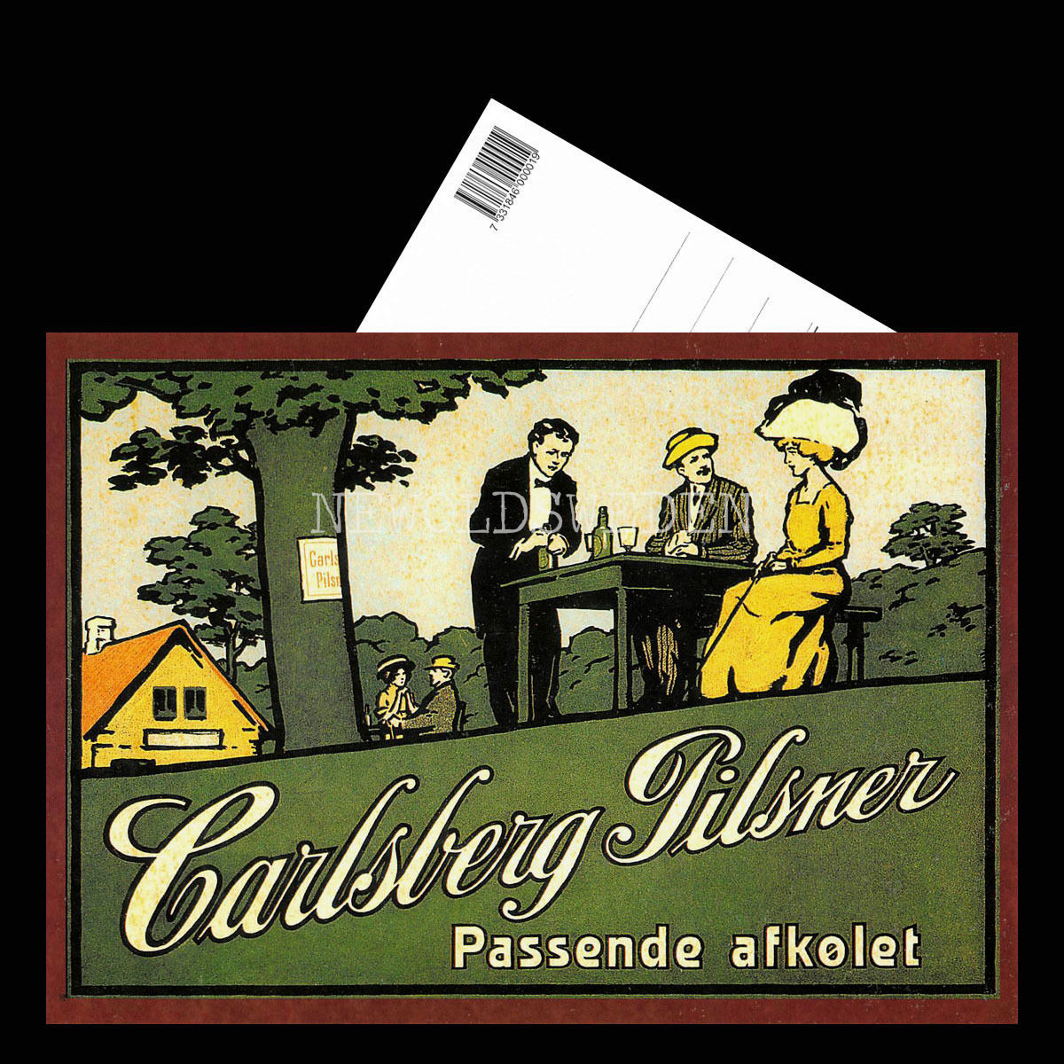 Carlsberg Pilsner Öl Beer Bryggeri - Vykort A5 - 3
