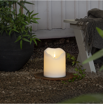 Led blockljus flamme grand