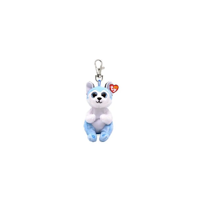 TY Beanie Bellies Clip Thunder Blue Husky