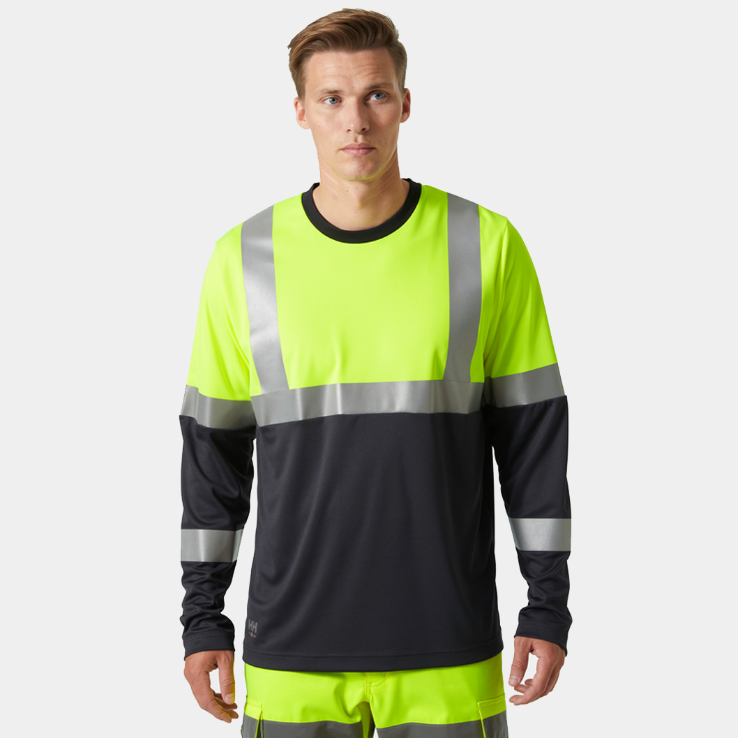T-paita Helly Hansen Addvis Long Sleeve Warning KL1 - 3