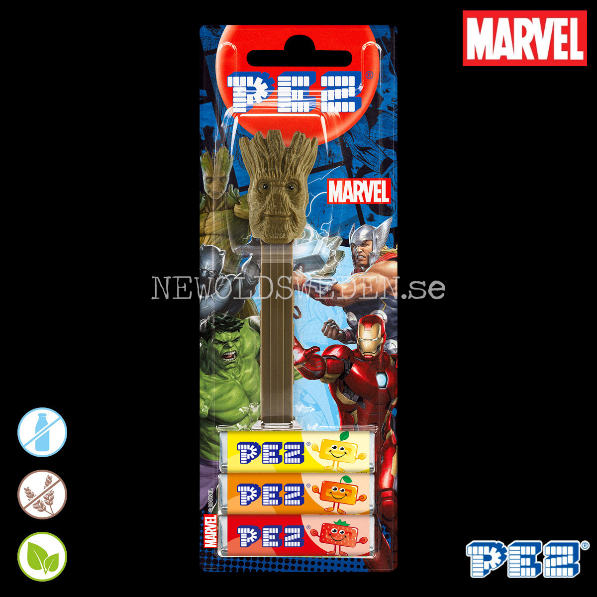 PEZ Dispenser GROOT + Candy - Marvel - PE08 - 2