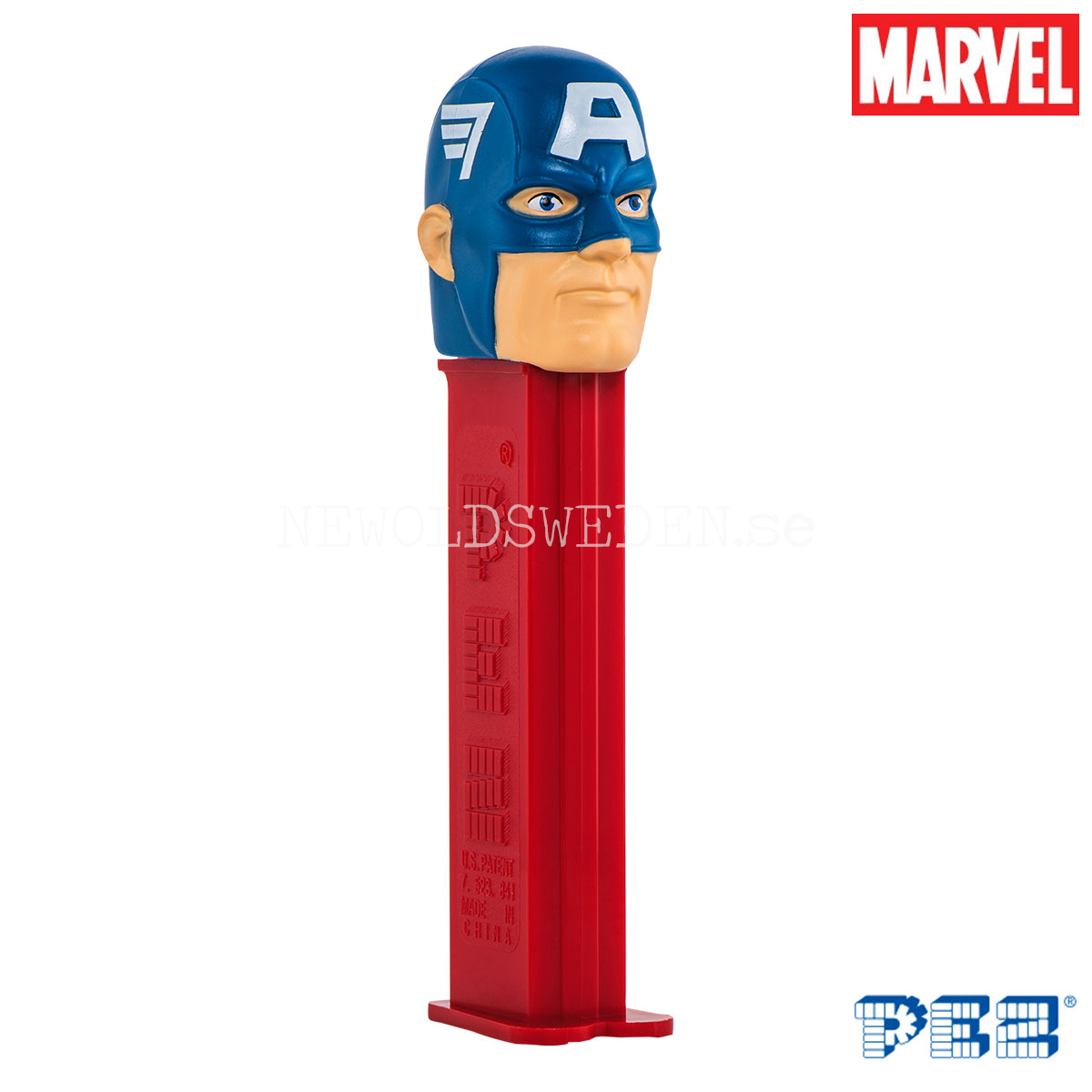 PEZ Dispenser CAPTAIN AMERICA + Candy - Marvel - PE08 - 5