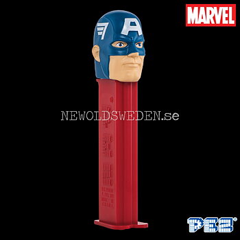PEZ Dispenser CAPTAIN AMERICA + Candy - Marvel - PE08