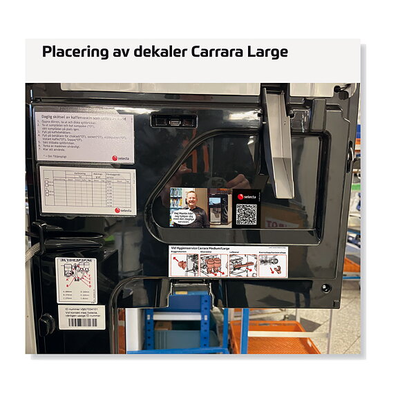 Dekalkit för daglig och hygienservice  Carrara Medium/Large.