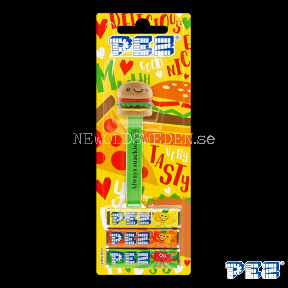 PEZ Dispenser BURGER + Godis - Treats  Samlarfigur - PE11 - 2
