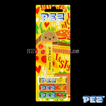 PEZ Dispenser TACO + Godis - Treats  Samlarfigur - PE11