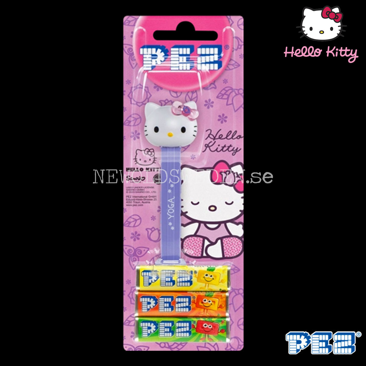 PEZ Dispenser YOGA  + Godis - Hello Kitty  Samlarfigur - PE010 - 2