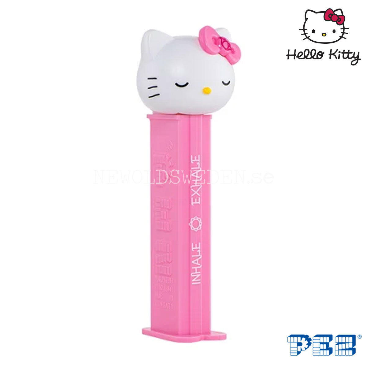 PEZ Dispenser INHALE & EXHALE  + Godis - Hello Kitty - PE010 - 4