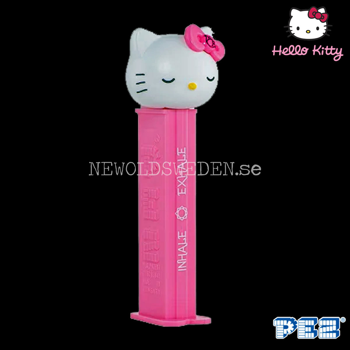 PEZ Dispenser INHALE & EXHALE + Godis - Hello Kitty - PE10