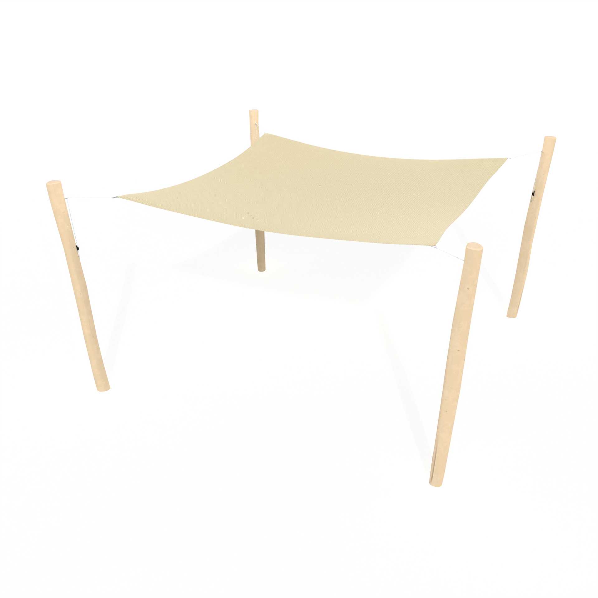Solsegel - 3,6 x 3,6 m