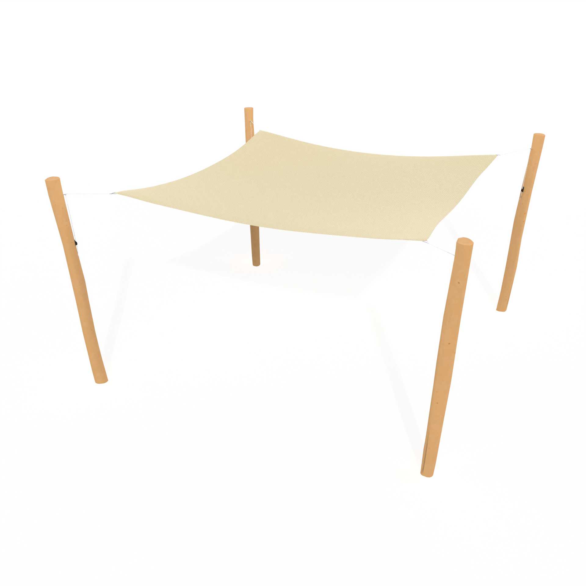 Solsegel - 3,6 x 3,6 m - 3