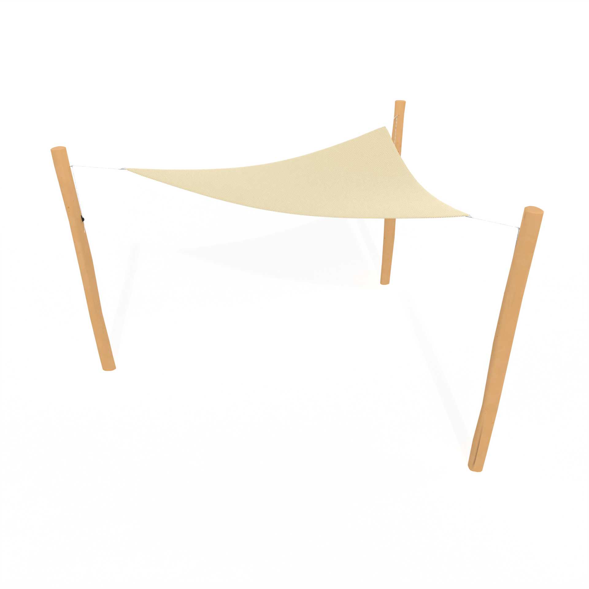 Solsegel - 3,6 x 3,6 x 3,6 m - 3